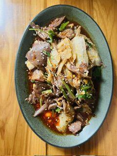 Sliced Beef And Tripe In Spicy Szechuan Sauce