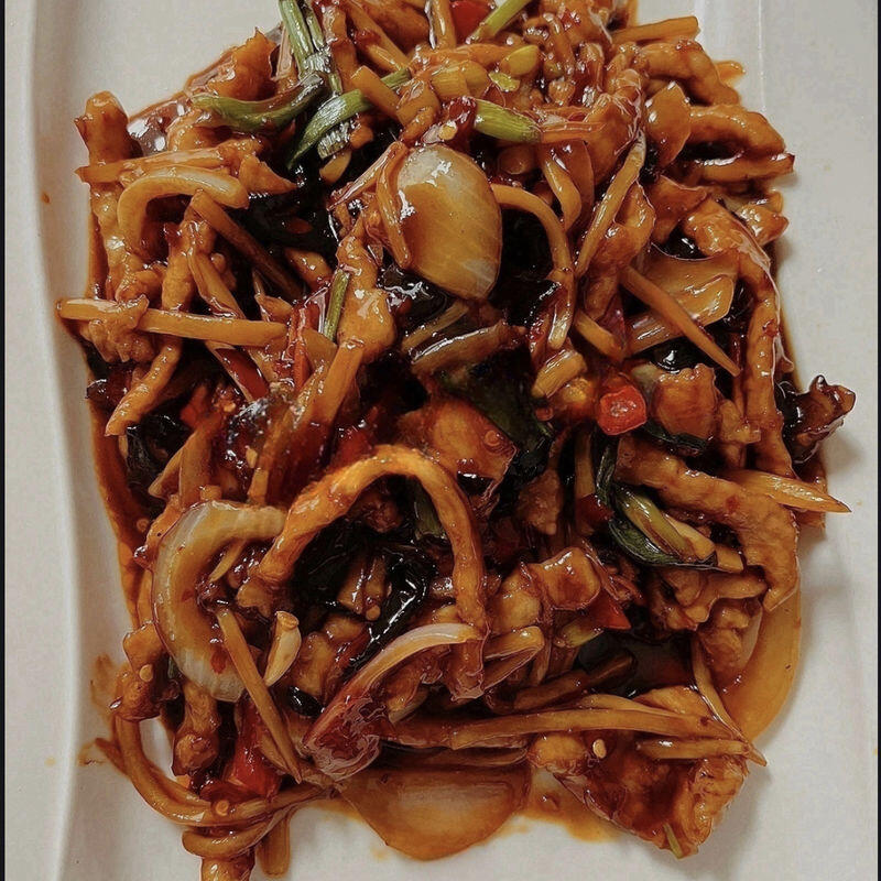 Shredded Pork In Spicy Garlic Sauce