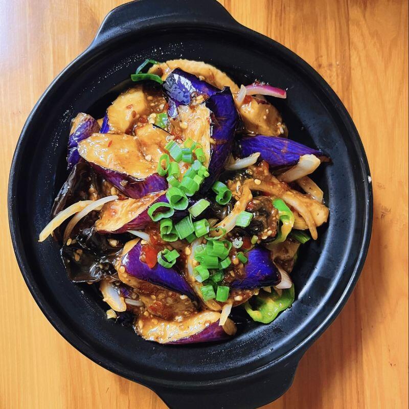 Eggplant W. Spicy Garlic Sauce
