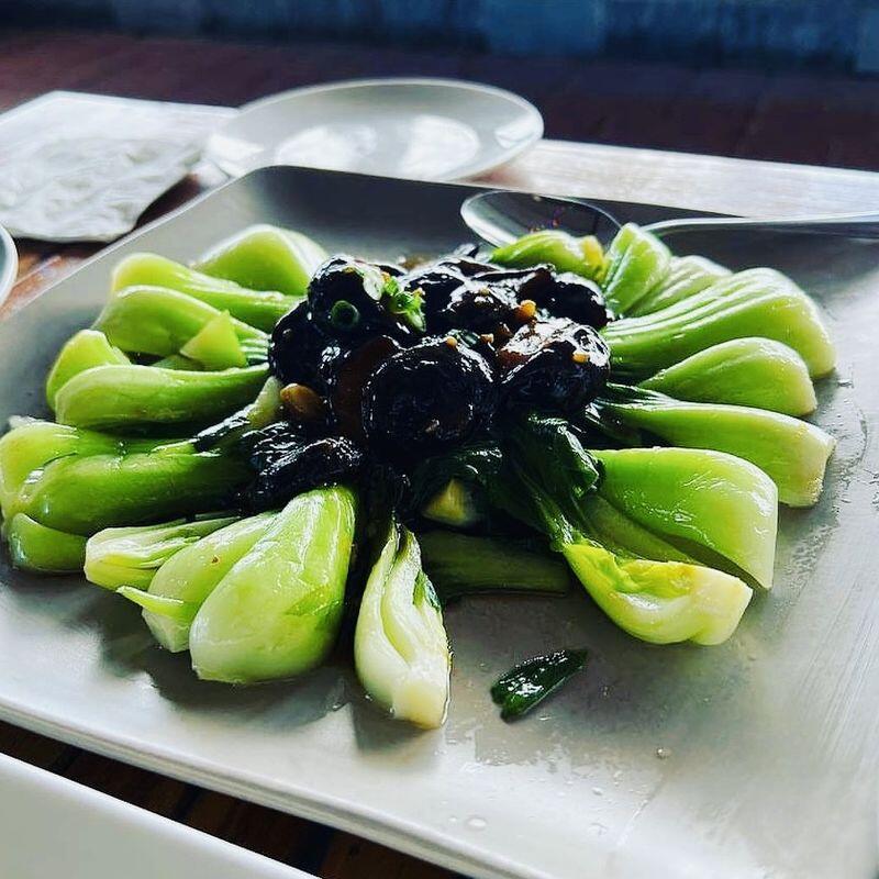Shiitake Mushroom W. Bok Choy